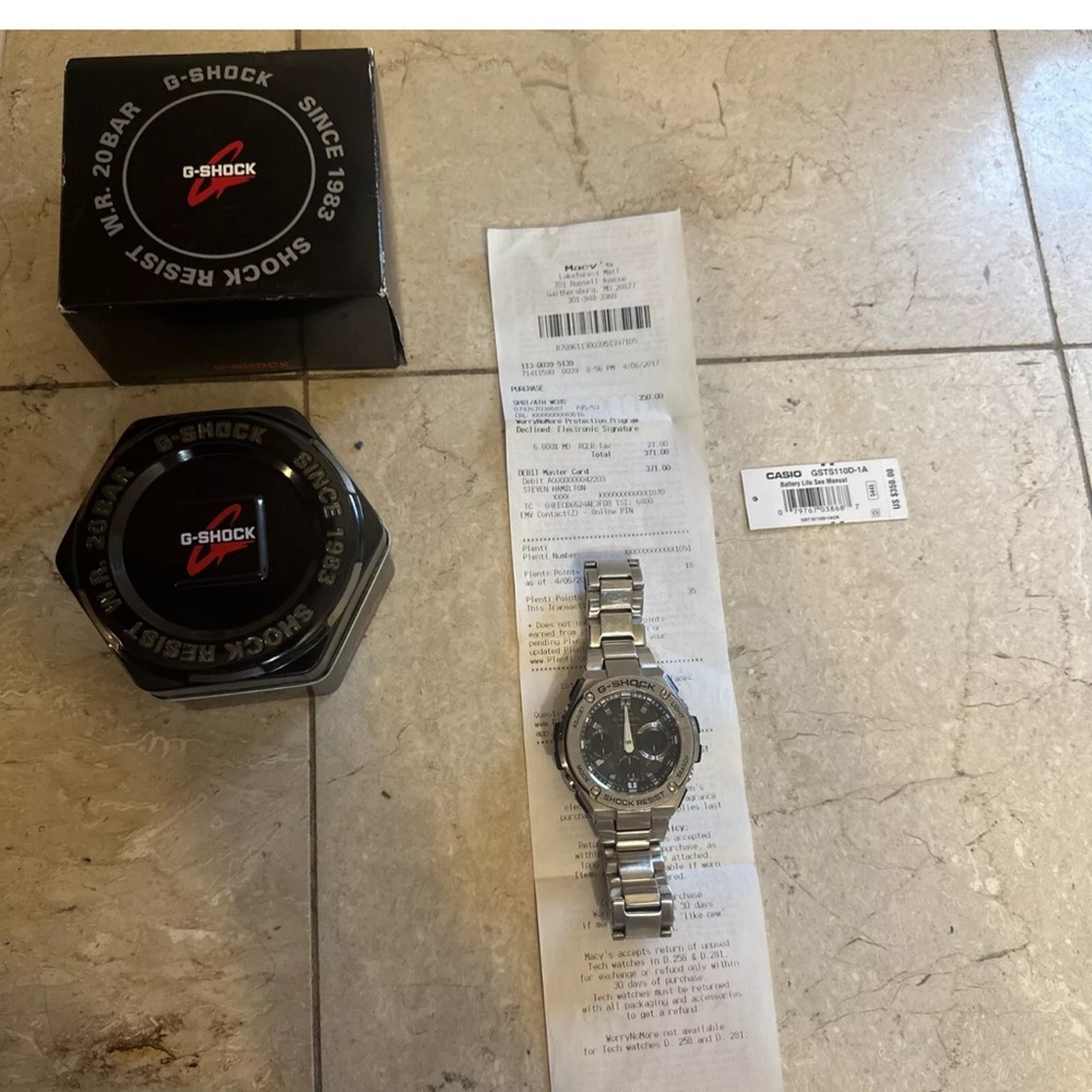 Casio G-Shock Analog-Digital Men's WatchItem No. GSTS110D-1A